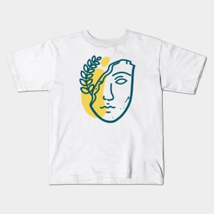 Ancient greece painting - Medieval Dynasty Art Kids T-Shirt